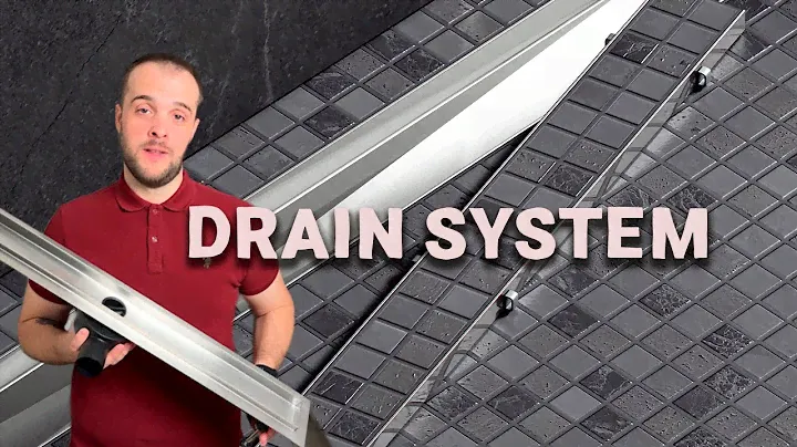 Душевой лоток TIMO Drain System с двусторонней панелью "plate" под плитку, Сатин.