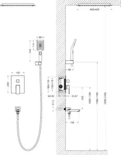 Душевой комплект Timo Selene SX-2039/00SM