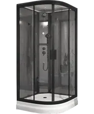 Timo Premium ILMA Black 909 душевая кабина (90*90*222)