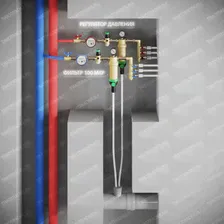 Смеситель для ванны встроенный Timo Saona 2314/03YSM Черный матовый