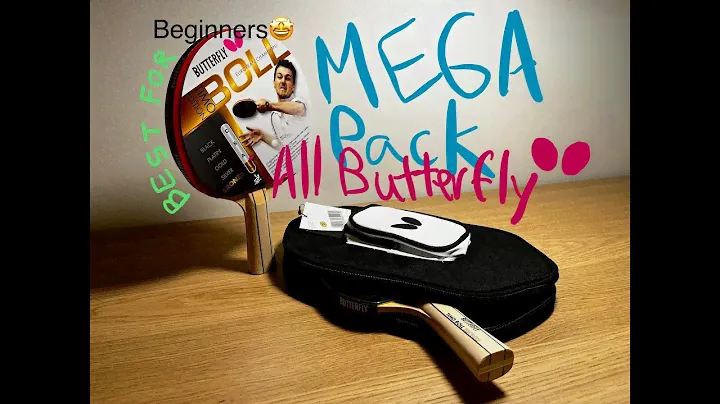 MEGA Butterfly unboxing 2x Timo Boll bronze + cell case II in less then 2mins 20s