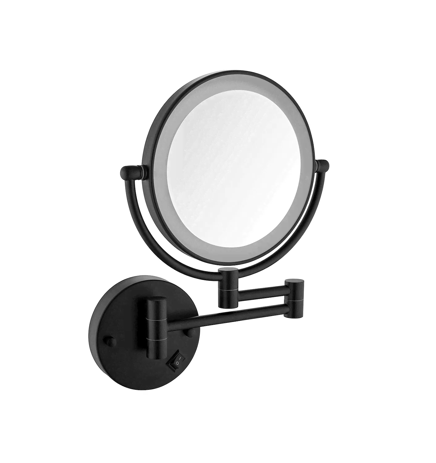 Зеркало косметическое TIMO Saona 13376/03 Black с подсветкой