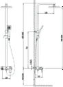 Душевая стойка Timo Selene SX-1030/00 хром