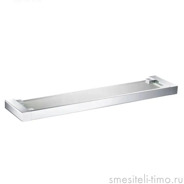 Полка в ванную стеклянная Timo Selene 10072/00 хром-0