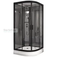 Душевая кабина Timo Ilma 909 Black 90x90x225 см