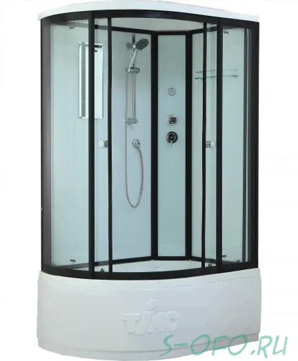 Душевая кабина Timo Standart T-6620 Black-0