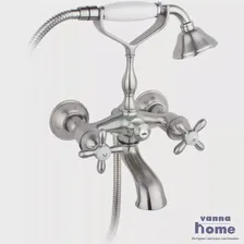 Смеситель для ванны Timo Ritz 0144Y с душем, серебро