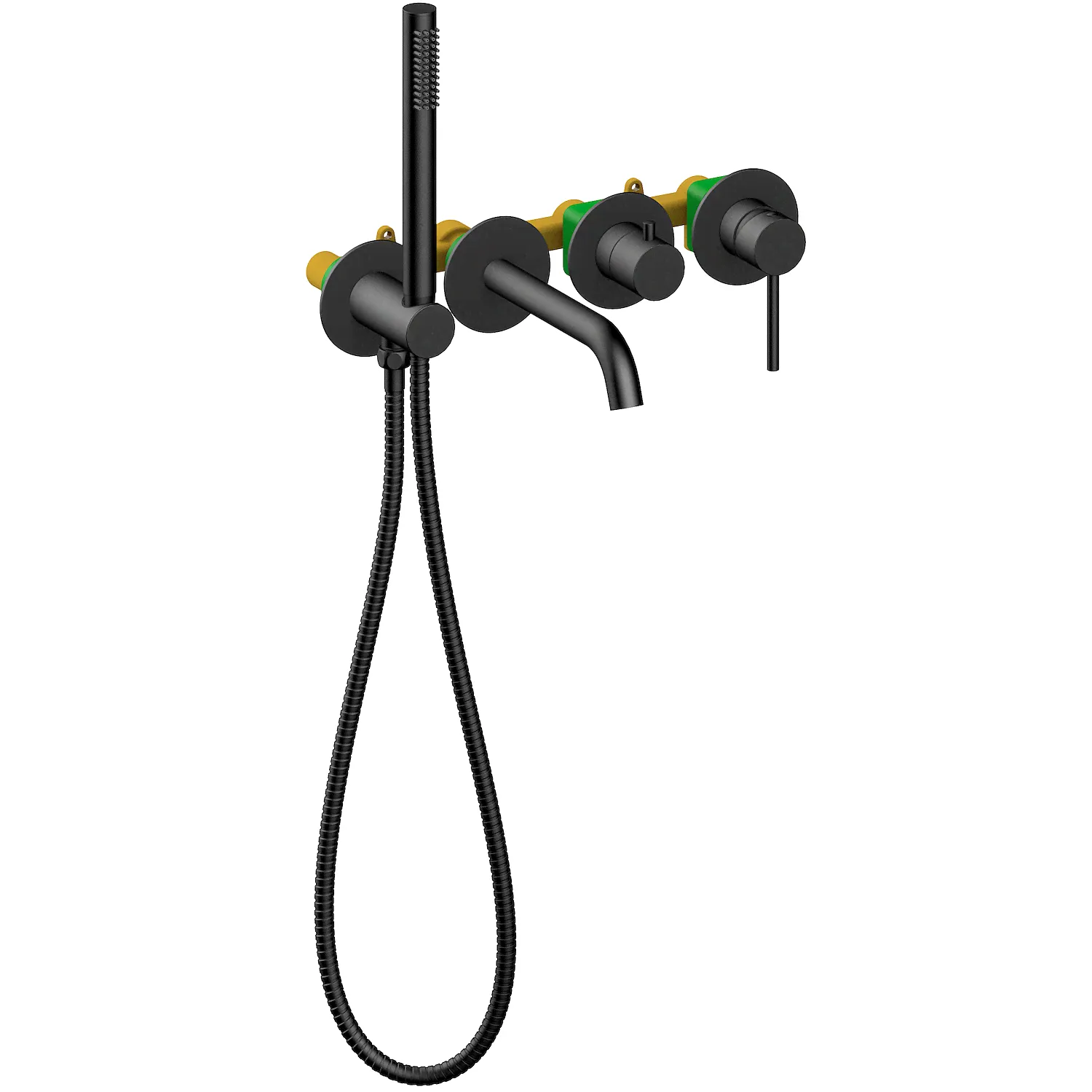 Встраиваемый смеситель TIMO Saona 2314/03YSM Black