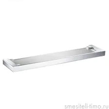 Полка в ванную стеклянная Timo Selene 10072/00 хром