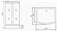 Душевая кабина Timo Comfort T-8815 T-8815 C