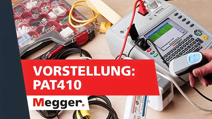 Megger PAT410 Messungen nach VDE 0701-0702 / BGV A3 mit Gerätetester | DIN VDE Prüfung