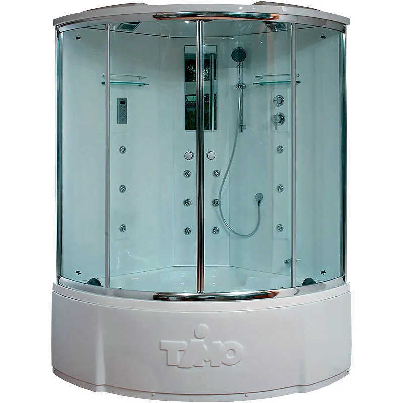 Душевой бокс Timo Lux 120x120 T-7725 с гидромассажем-0